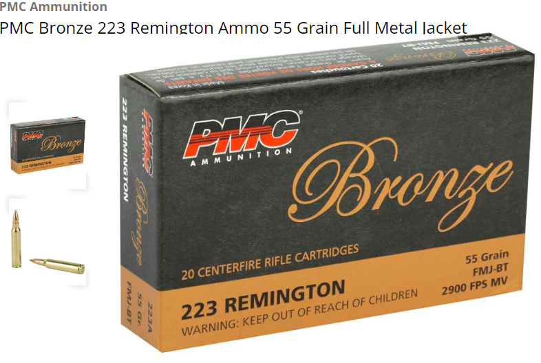 PMC223A Bronze Remington .223